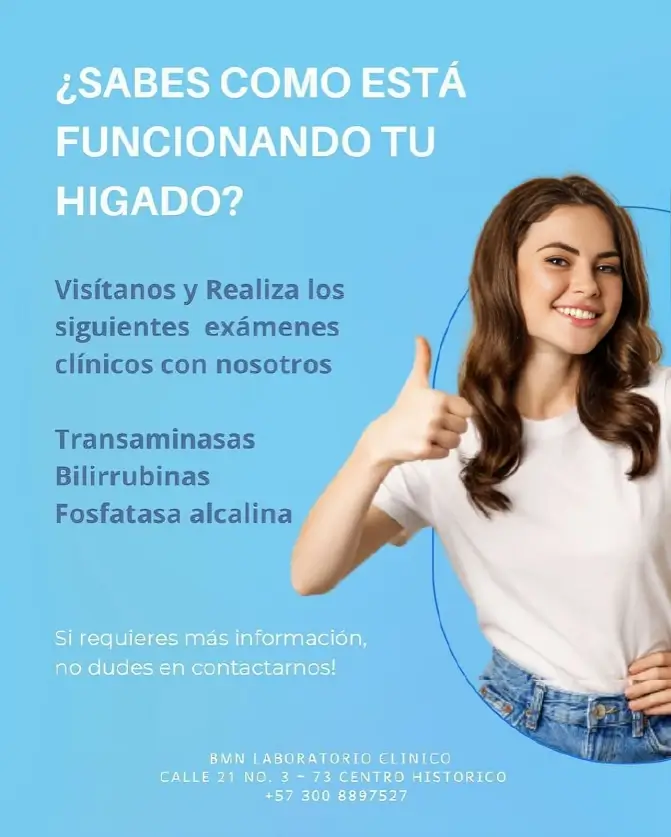 Examina el funcionamiento de tu higado en el laboratorio clinico BMN de Santa Marta